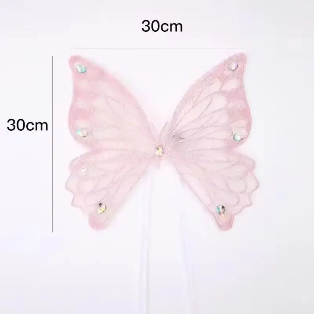 Dog Wings Glowing Butterfly Pet Back Decoration Cute Cat Accessories Dog Clothes for Small Medium Pet Supplies