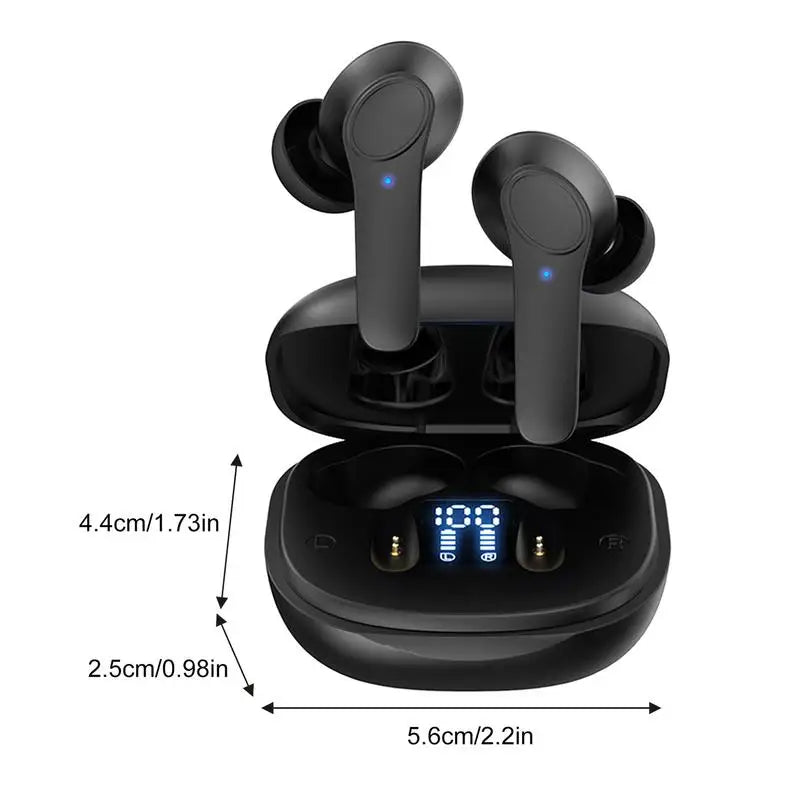 Language Translation Device Real-Time Instant Translator Earbuds Compact Size Communication Tool For Travel School Foreign