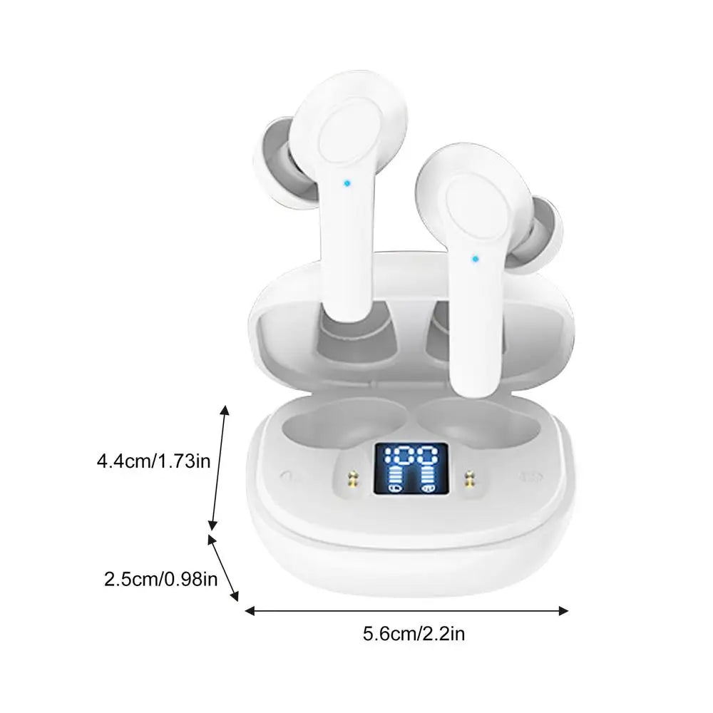 Language Translation Device Real-Time Instant Translator Earbuds Compact Size Communication Tool For Travel School Foreign