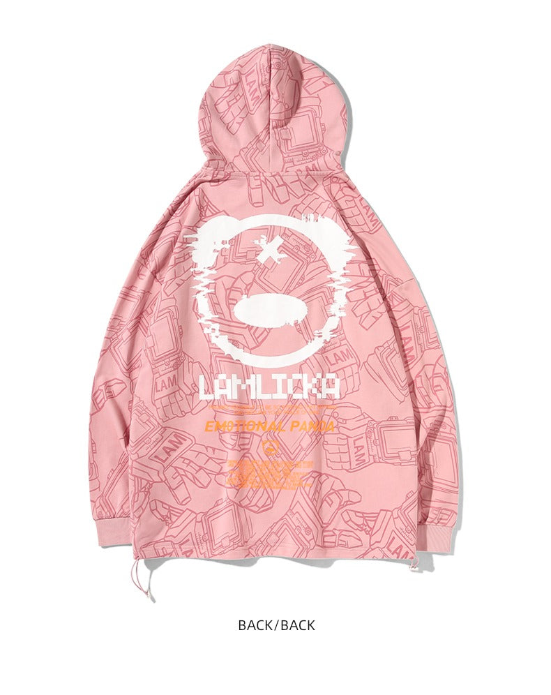 Lamlicka Loose Autumn and Winter Couple Hooded Sweater